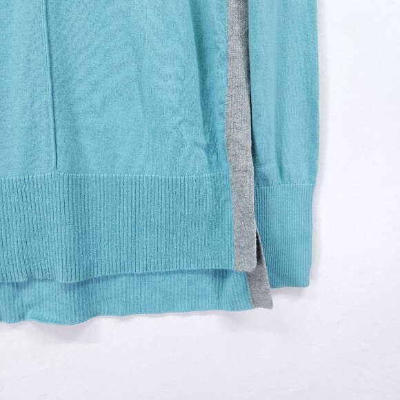 Boden Wool Blend Sweater Size XS Blue Color Block Soft With Stretch - Picture 10 of 12